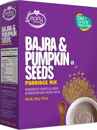 Early Foods Combo Of 3 Organic Millet Porridges - Breakfast Cereal Combo For Kids
