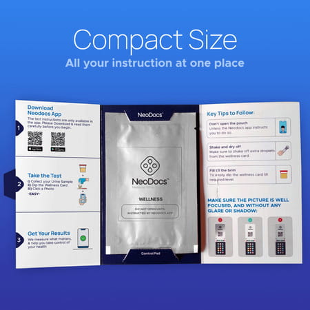 Neodocs Wellness Care Kits | Instant Urine Test | Track 10+ Parameters