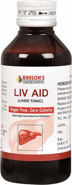 Dr Bakshi's Bakson Homoeopathy Liv Aid Syrup 115 Ml