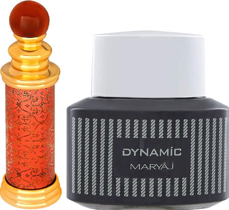 Ajmal Classic Oud Cp Oudh Alcohol-free Attar 10ml For Unisex And Maryaj Dynamic Edp 100ml For Men