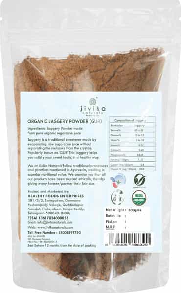 Jivika Jaggery Powder 500Gms