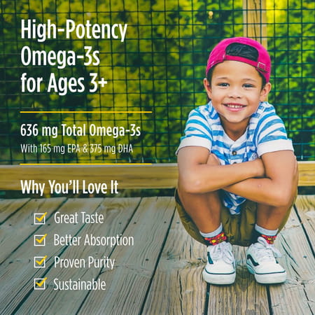 Nordic Naturals Children's Dha Xtra Fish Oil For Kids 636 Mg Omega 3 Epa & Dha Berry Punch 90Gummies