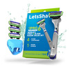 Letsshave Pro 6 Sensitive Face & Body Shaving Razor Value Set