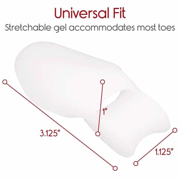 Skudgear Gel Big Toe Bunion Guards & Toe Spreaders Bunion Pads (Two Pack) - 1 Pair