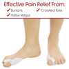 Skudgear Gel Big Toe Bunion Guards & Toe Spreaders Bunion Pads (Two Pack) - 1 Pair