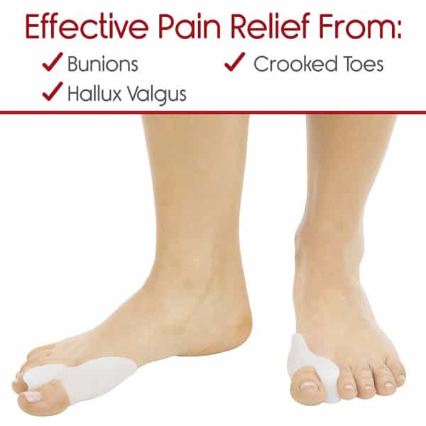 Skudgear Gel Big Toe Bunion Guards & Toe Spreaders Bunion Pads (Two Pack) - 1 Pair