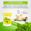 Zindagi Stevia Powder|Natural Spoonable White Powder Extract|Sugar-Free|Keto Diet | 400Gm