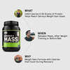 Optimum Nutrition (On) Serious Mass Weight Gain Powder - 3 Lbs 1.36 Kg (Chocolate)