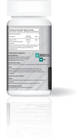 Tq Wellness Qucetinbro 60 Capsule In A Bottle