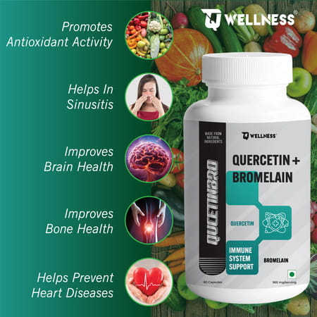Tq Wellness Qucetinbro 60 Capsule In A Bottle