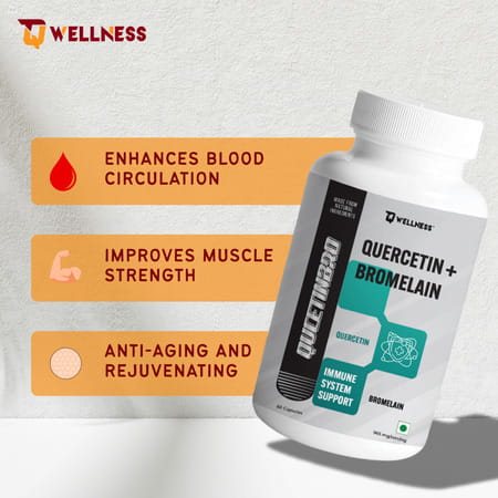 Tq Wellness Qucetinbro 60 Capsule In A Bottle