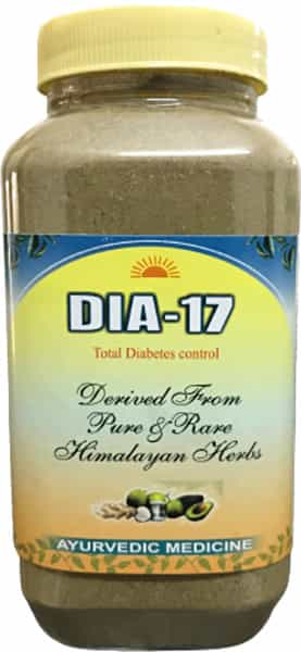 Hass Dia-17|Control Your Blood Sugar Level Naturally With Ayurvedic Medicine|For Diabetes (240 Gm)