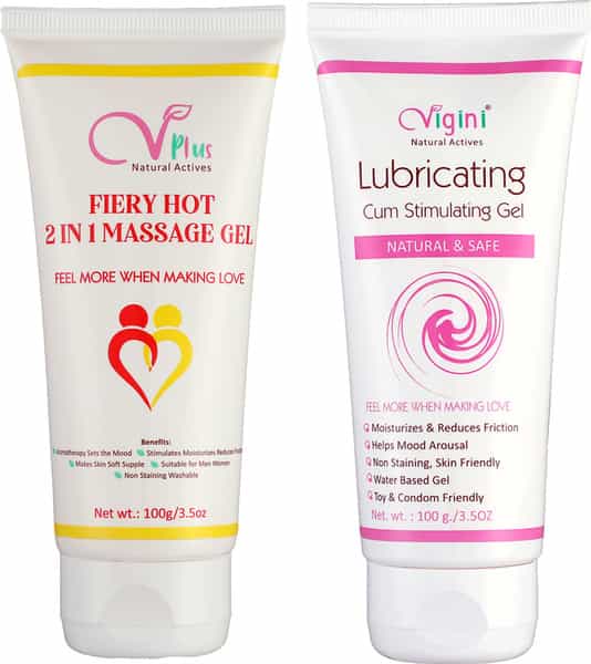 Vigini Hot 2 In 1 Sensual Lubricant Lube Long Time Increase Performance Booster Gel Man Women 200Ml