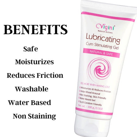 Vigini Hot 2 In 1 Sensual Lubricant Lube Long Time Increase Performance Booster Gel Man Women 200ml