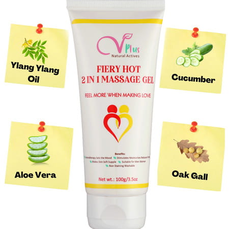 Vigini Hot 2 In 1 Sensual Lubricant Lube Long Time Increase Performance Booster Gel Man Women 200ml