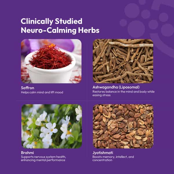 Releaf Mind Calm Ayurvedic Stress Support Capsules 60N
