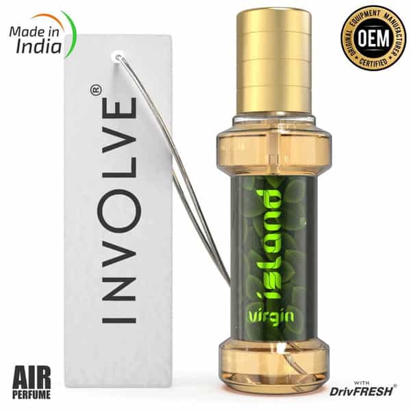 Involve Rainforest Virgin Island Scent Car Perfume - Fresh Fragrance Spray Air Freshener - Irf07