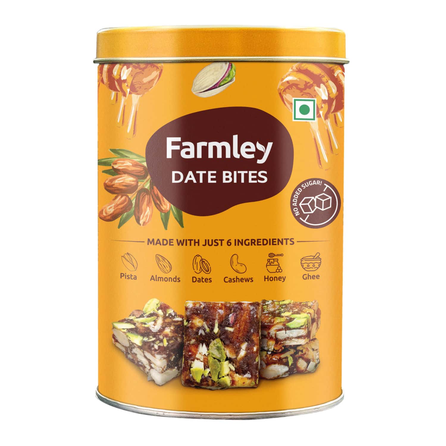 Farmley Date Bites Dry Fruit Barfi 180 G