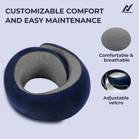 Nexlev Travel Neck Pillow Np-06 | Blue