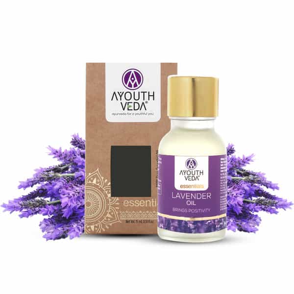 Ayouthveda Lavender Essential Oil For Aromatherapy | Soothe Mind & Enhance Skin & Hair Health 15 Gm