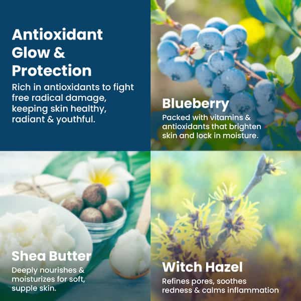 The Skin Story Blueberry Shea Butter Face Wash, Moisturising Anti Inflammatory, All Skin Types 100Ml