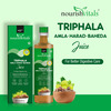 Nourishvitals Triphala - Amla | Harad | Baheda Juice | 500ml (Pack Of 2)