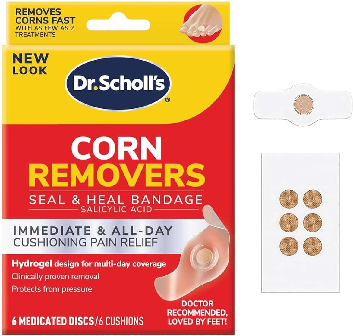 Dr. Scholl Corn Cushions With Duragel Technology 6ct