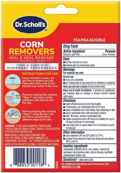 Dr. Scholl Corn Cushions With Duragel Technology 6Ct