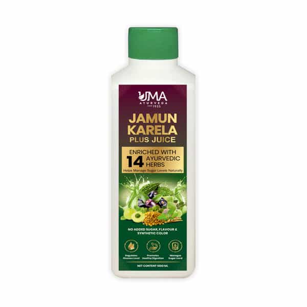 Uma Ayurveda Jamun Karela Plus | Diabetic Care Juice | 1L
