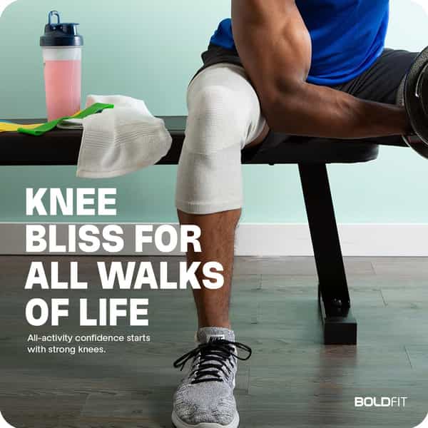 Boldfit Knee Support For Men Knee Caps For Women Knee Cap For Men Knee Support - Xl