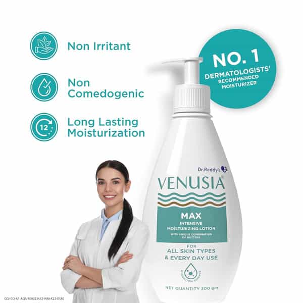 Venusia Max Intensive Moisturizing Lotion For Everyday Use 500 G X Pack Of 6