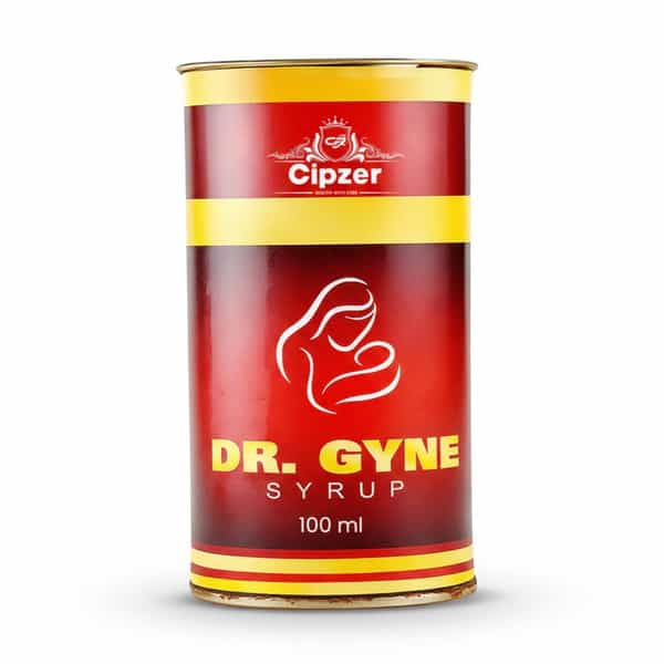 Cipzer Dr Gyne Syrup | Herbal Remedy For Irregular Periods & Menstrual Cramp Relief | 100 Ml