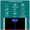 Equinox Personal Digital Weighing Scale Eq-Eb-9400 With Lcd Display + Blue Backlight | Lightweight
