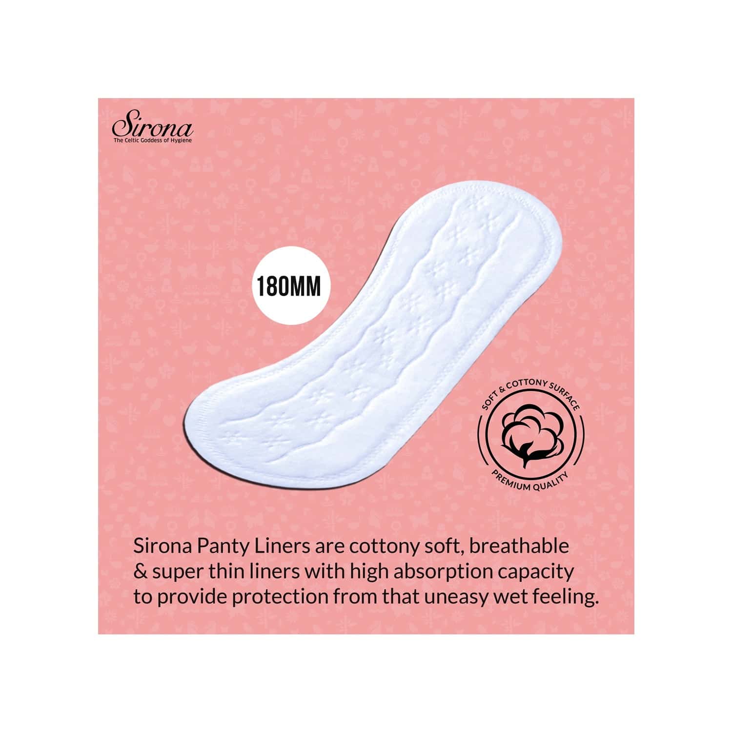 Buy Sirona Panty Liners For Daily Spotting, Light Urine Incontinence