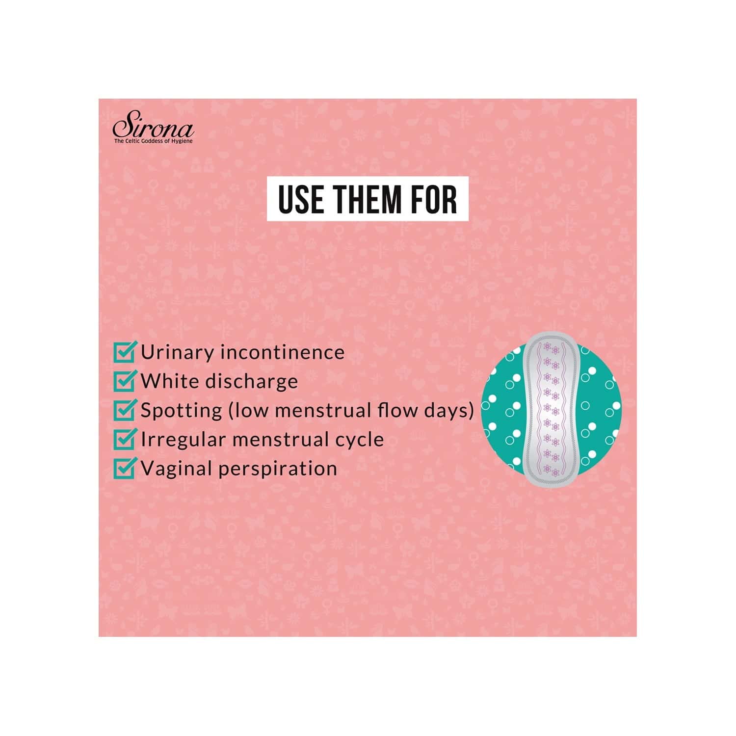 Buy Sirona Panty Liners For Daily Spotting, Light Urine Incontinence