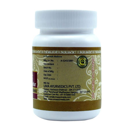 Uma Ayurveda Punarnavadi Mandur Ayurvedic Tablets 80 Tab
