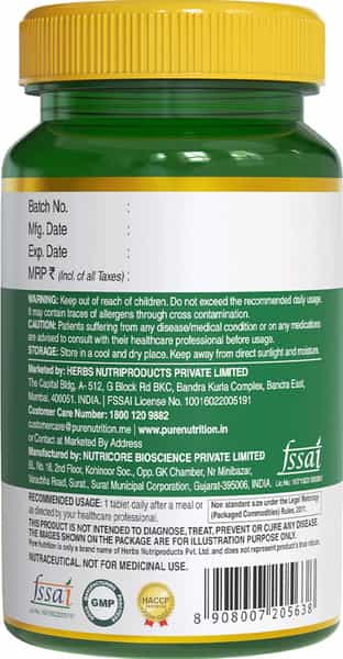 Pure Nutrition Mens Multi Vita- Ginseng Extracts Omega 3 And Multi Minerals - 60 Tablets