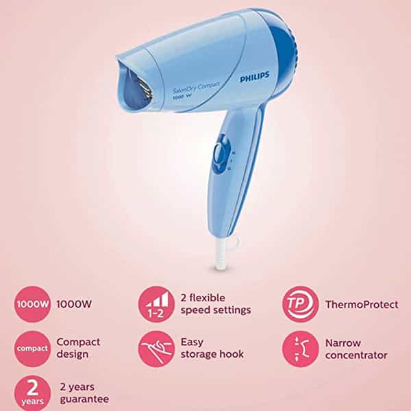 Philips Hp8100/60 Hair Dryer (Blue)