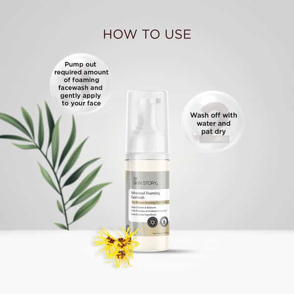 The Skin Story Sulphate Free Deep Cleansing Foaming Face Wash With Witch Hazel & Allantoin 100Ml
