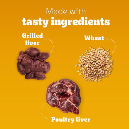 Pedigree Tasty Jerky Dog Treat | Grilled Liver Flavour | 70 G X 12 | Jerky-Style Treats For Bonding
