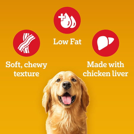 Pedigree Tasty Jerky Dog Treat | Grilled Liver Flavour | 70 G X 12 | Jerky-Style Treats For Bonding