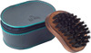 Man Arden Pocket Size Beard Brush With Hand Crafted Premium Wood Handle With Leather Pouch
