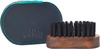 Man Arden Pocket Size Beard Brush With Hand Crafted Premium Wood Handle With Leather Pouch