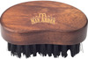 Man Arden Pocket Size Beard Brush With Hand Crafted Premium Wood Handle With Leather Pouch