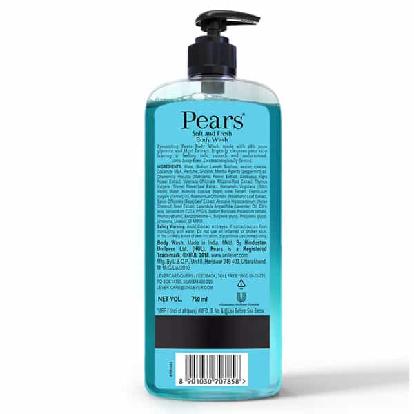 Pears Soft & Fresh Shower Gel Supersaver Xl Pump Bottle 750 Ml