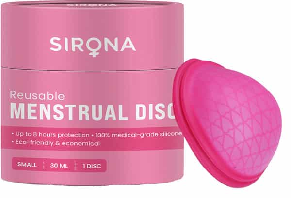 Sirona Reusable Menstrual Cup Disc For Women - Small -1 Unit