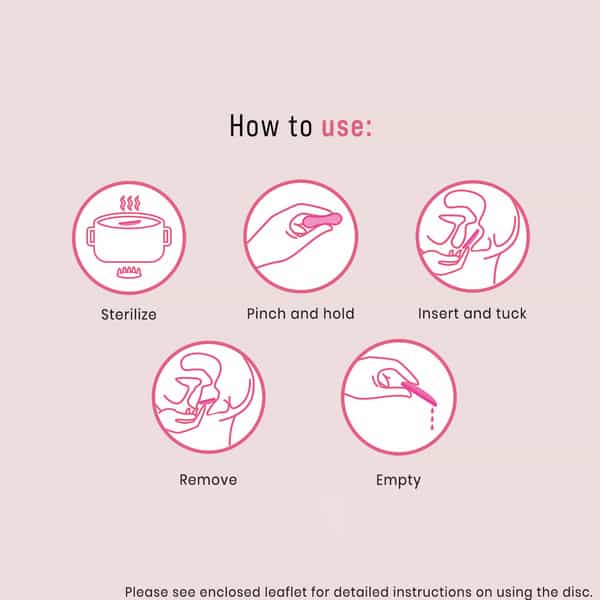 Sirona Reusable Menstrual Cup Disc For Women - Small -1 Unit