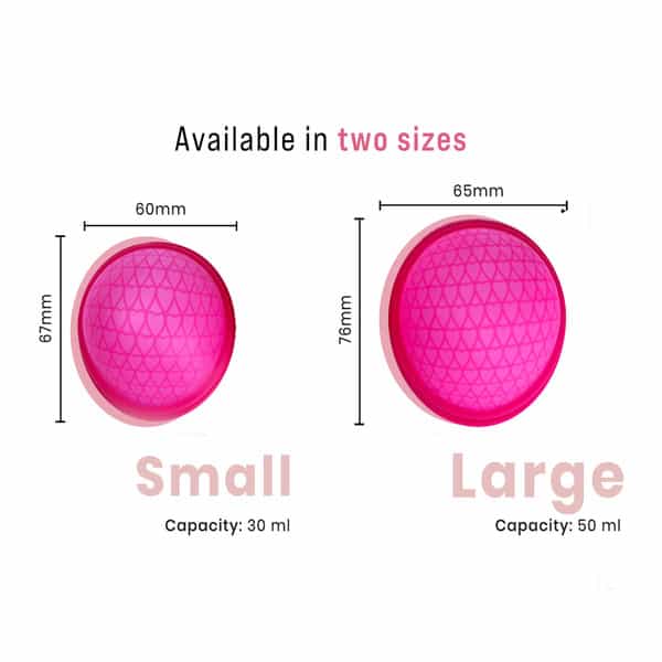Sirona Reusable Menstrual Cup Disc For Women - Small -1 Unit
