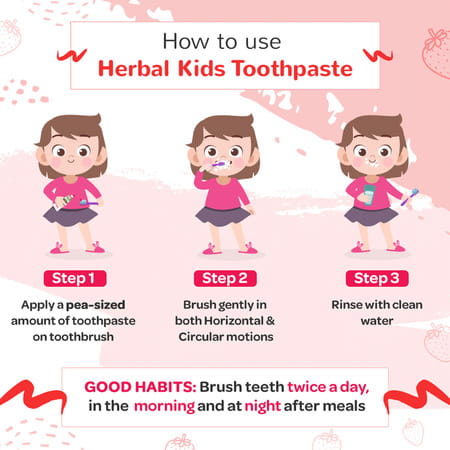 Babyorgano Herbal Kids Toothpaste Baby Care - 50gm