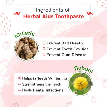 Babyorgano Herbal Kids Toothpaste Baby Care - 50gm